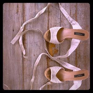 Ann Taylor brand, Wrap around ankle wedges